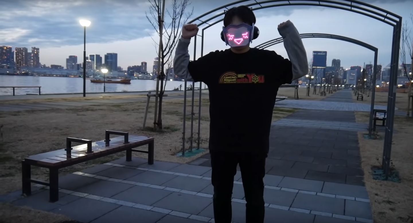 Love Live cosplay prop Rina Tennojis maske