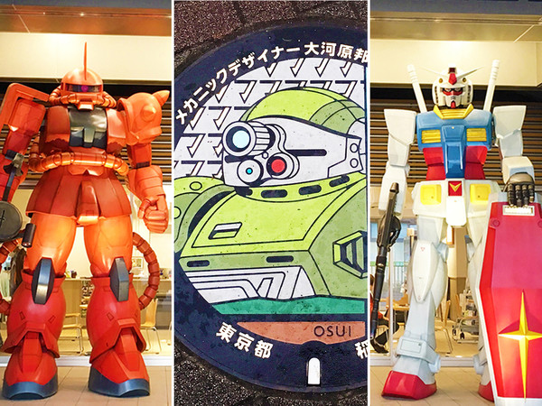 1:1 Scopedog robot mecha fra Votoms sættes op i Inagi City