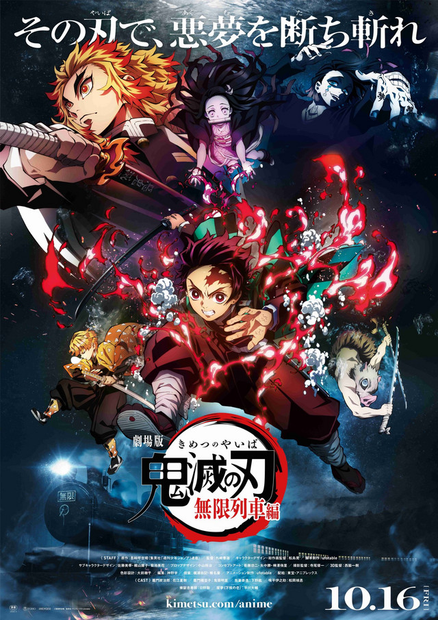 Demon Slayer: Kimetsu no Yaiba the Movie: Mugen Train trailer og premiere dato