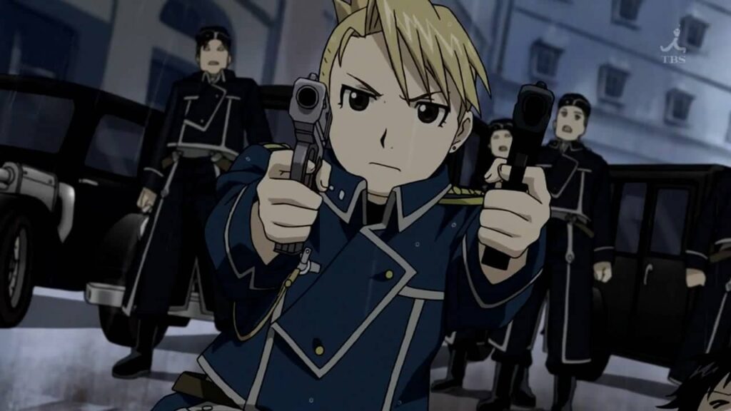7. Riza Hakweye (Full Metal Alchemist)