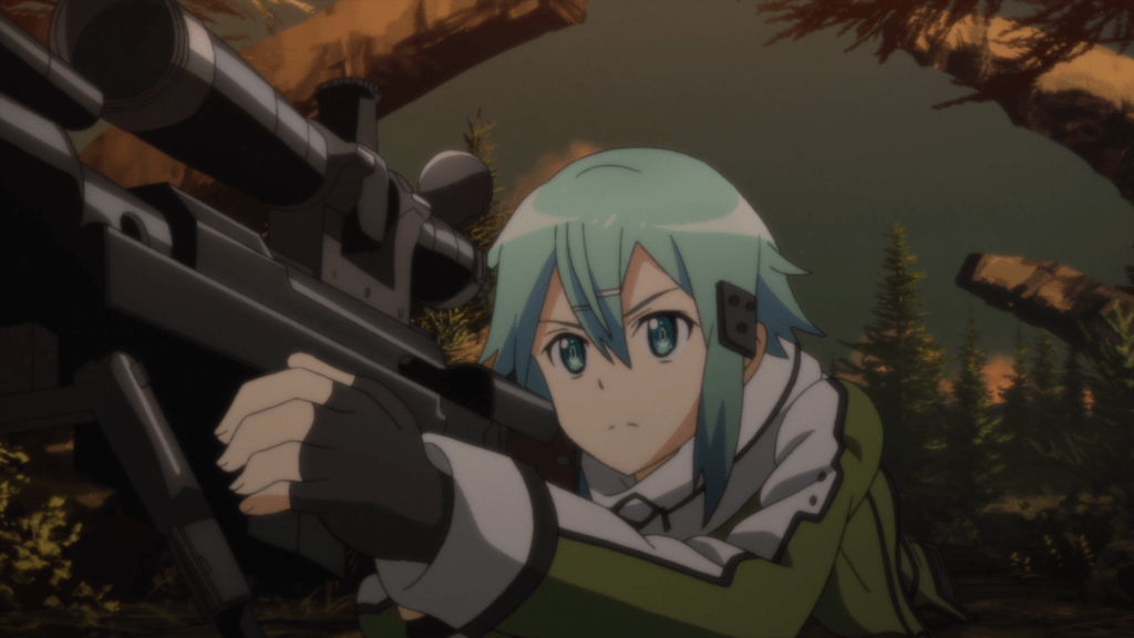 9. Sinon (Sword Art Online)