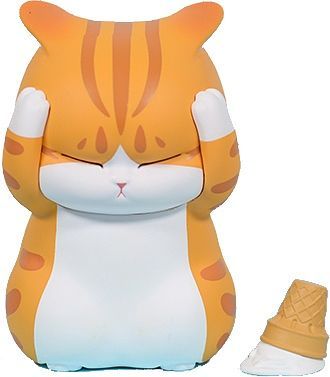 Distressed Cats Series Soft Vinyl Coin Bank Red Tabby Cat