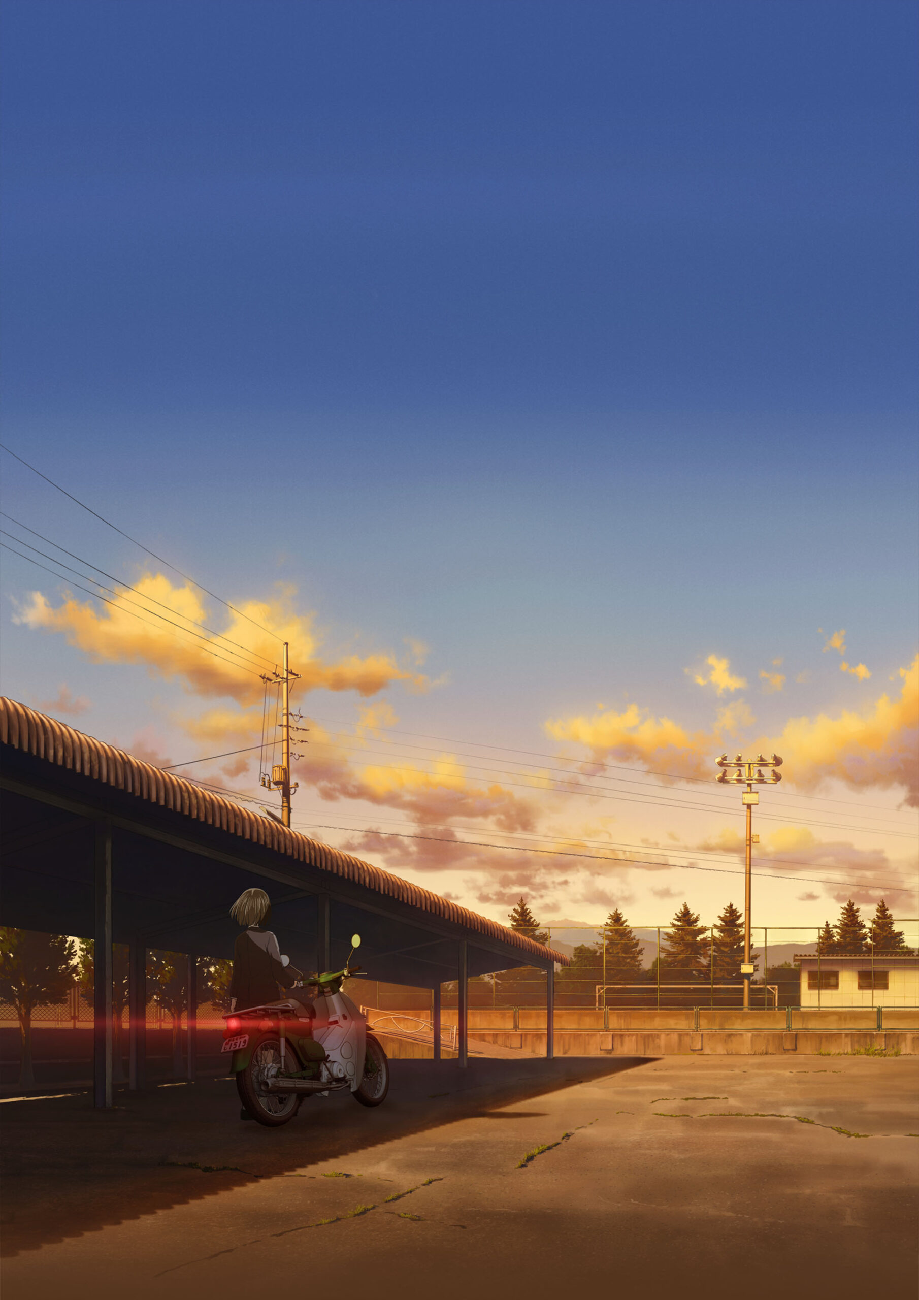 Super Cub motorcykel anime promo video