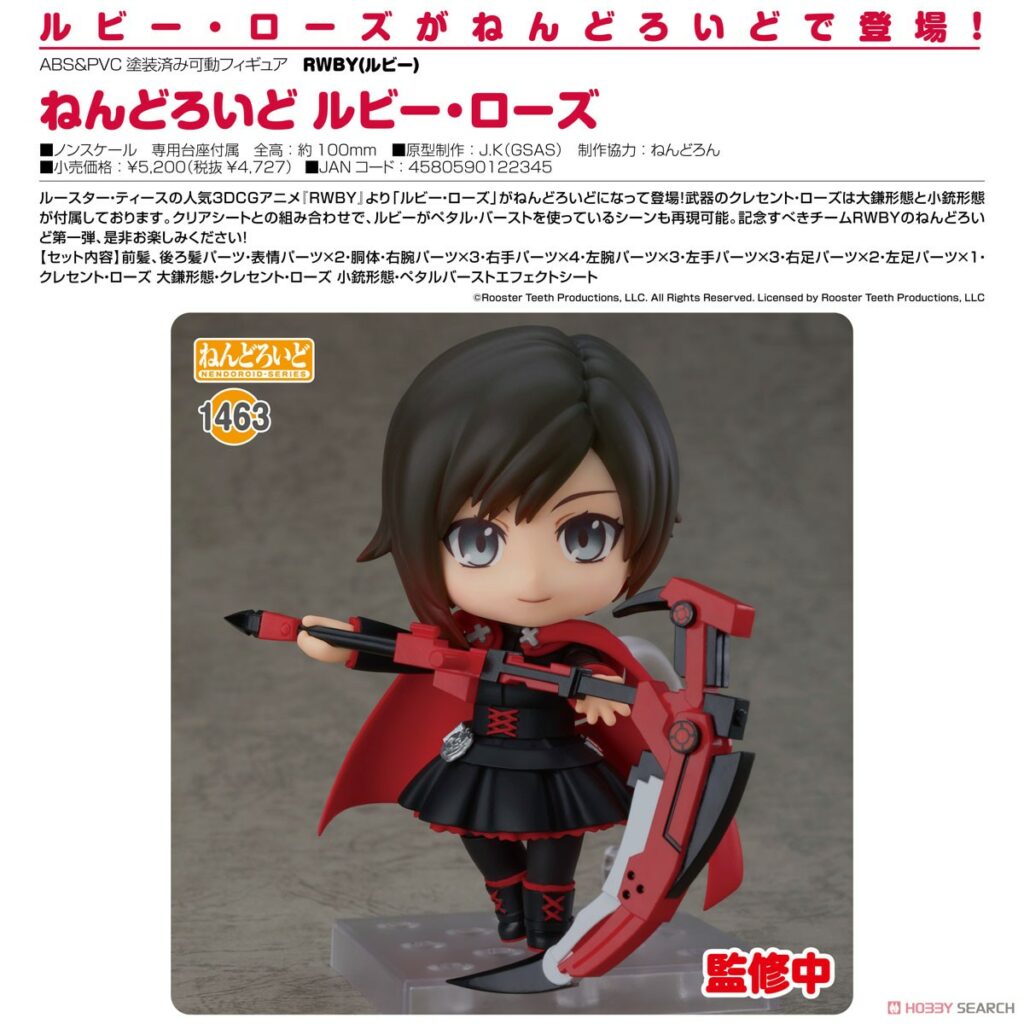 Nendoroid RWBY Ruby Rose
