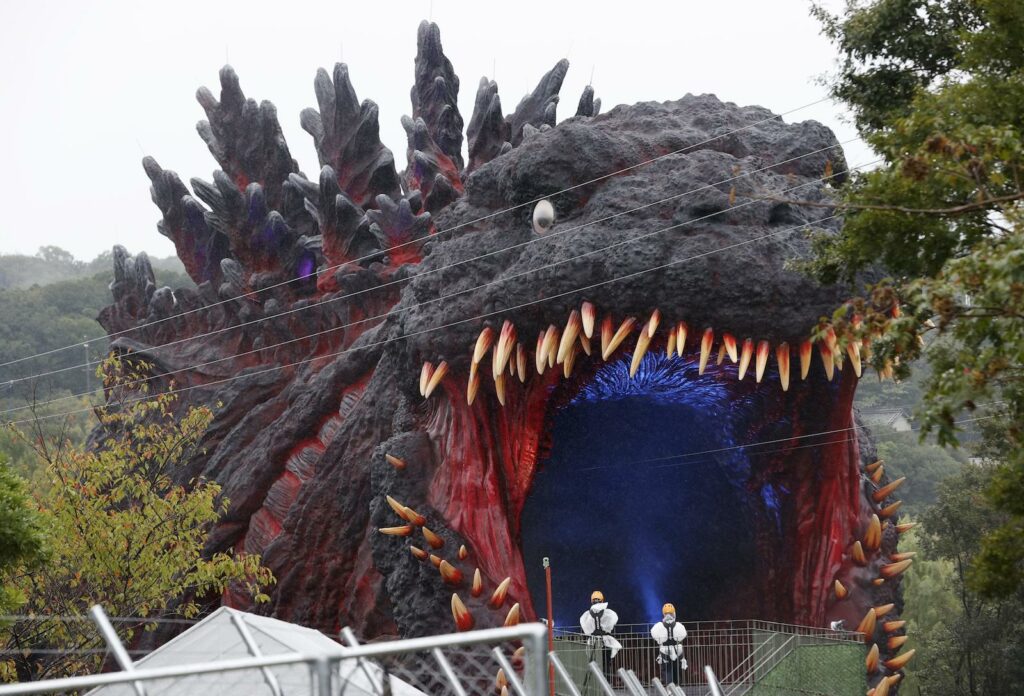 1:1 Godzilla afsløret i japansk forlystelsespark