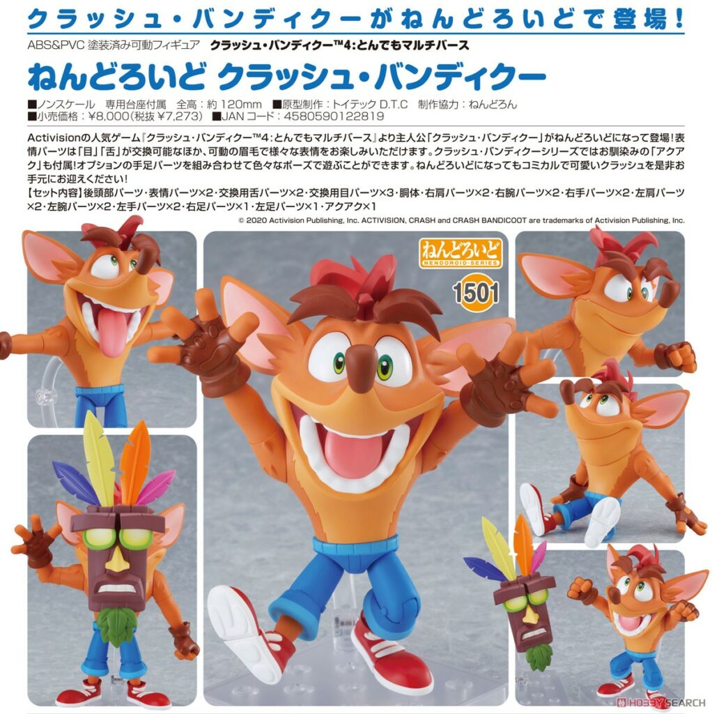 Nendoroid Crash Bandicoot