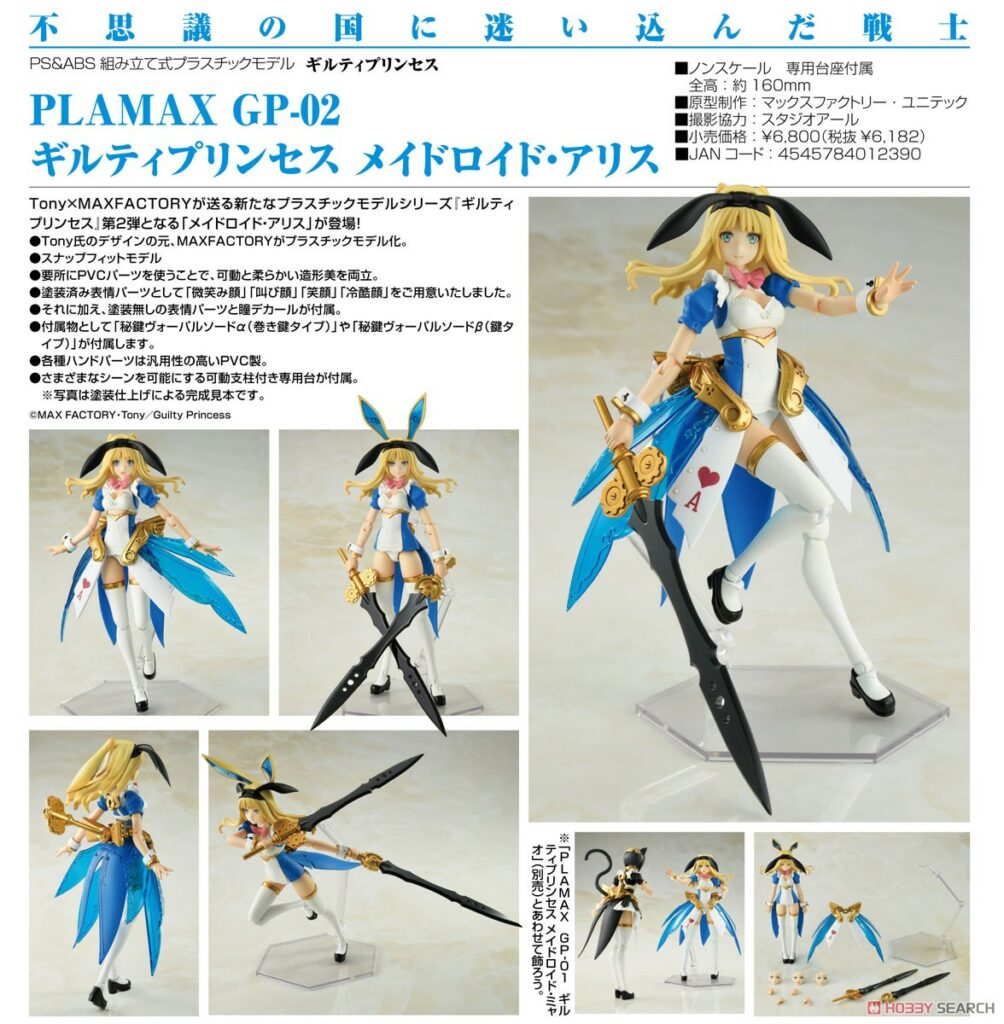 PLAMAX GP-02 Guilty Princess Maidroid Alice