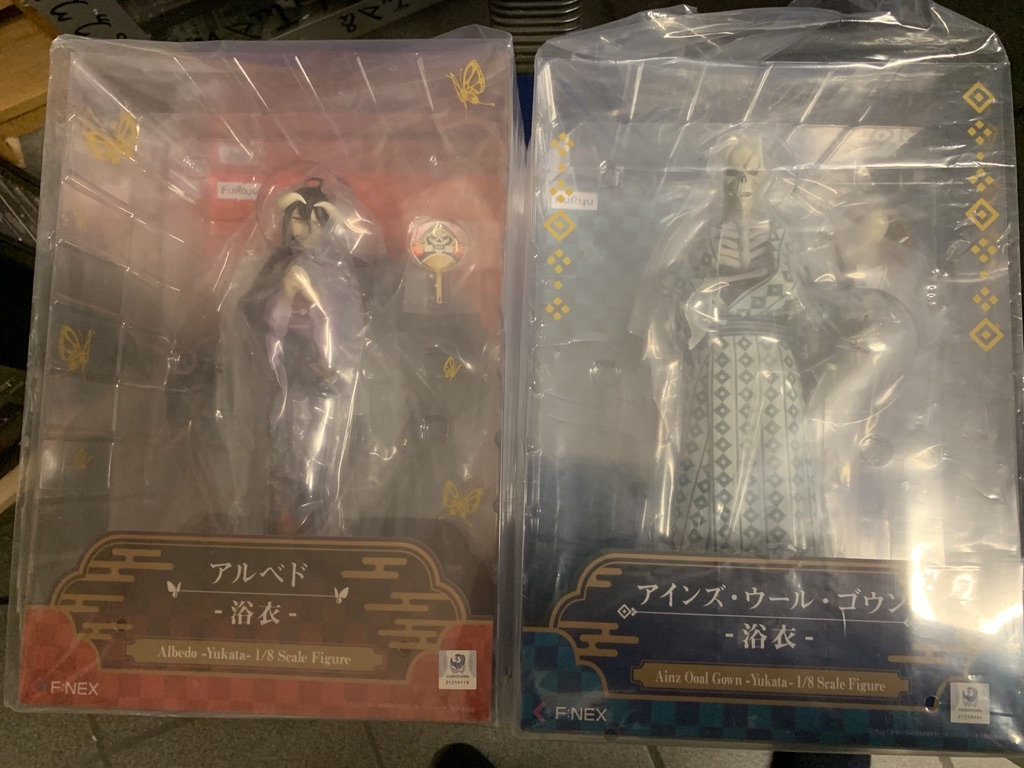 Overlord - Ainz og Albedo i yukata onsen outfits figurer