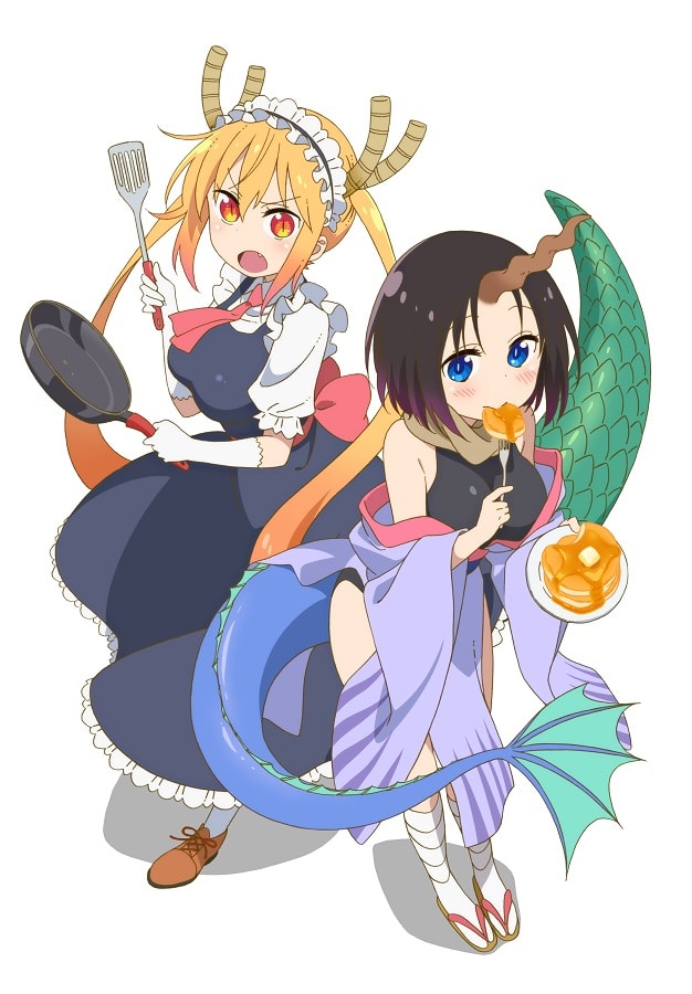 Miss Kobayashi’s Dragon Maid anden sæson teaser illustrationer