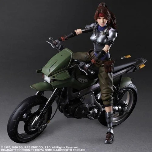 Final Fantasy VII Jessie & Bike SET PLAY ARTS Kai action figur