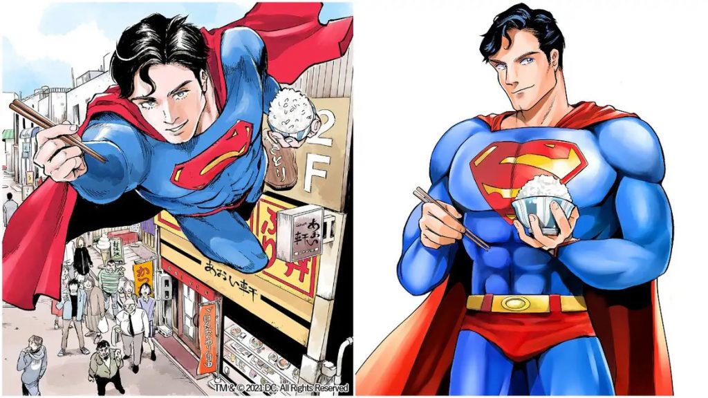 Superman får gourmet manga