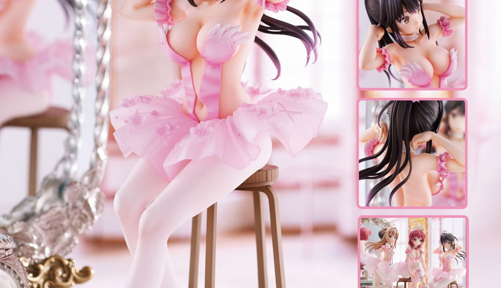 Anmi Illustration “Flamingo Ballet Group” Ponytail Girl