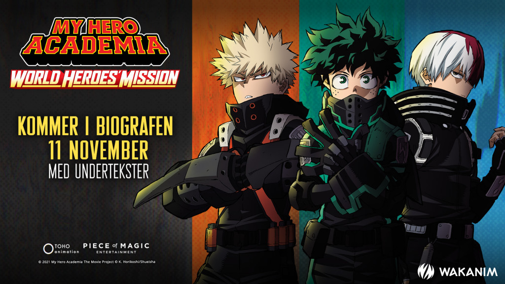 Så er det i dag My Hero Academia: World Heroes’ Mission kommer i biograferne herhjemme