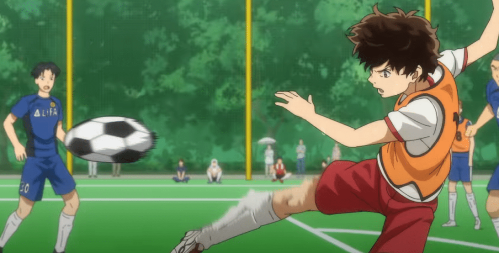 Aoashi fodbold anime trailer