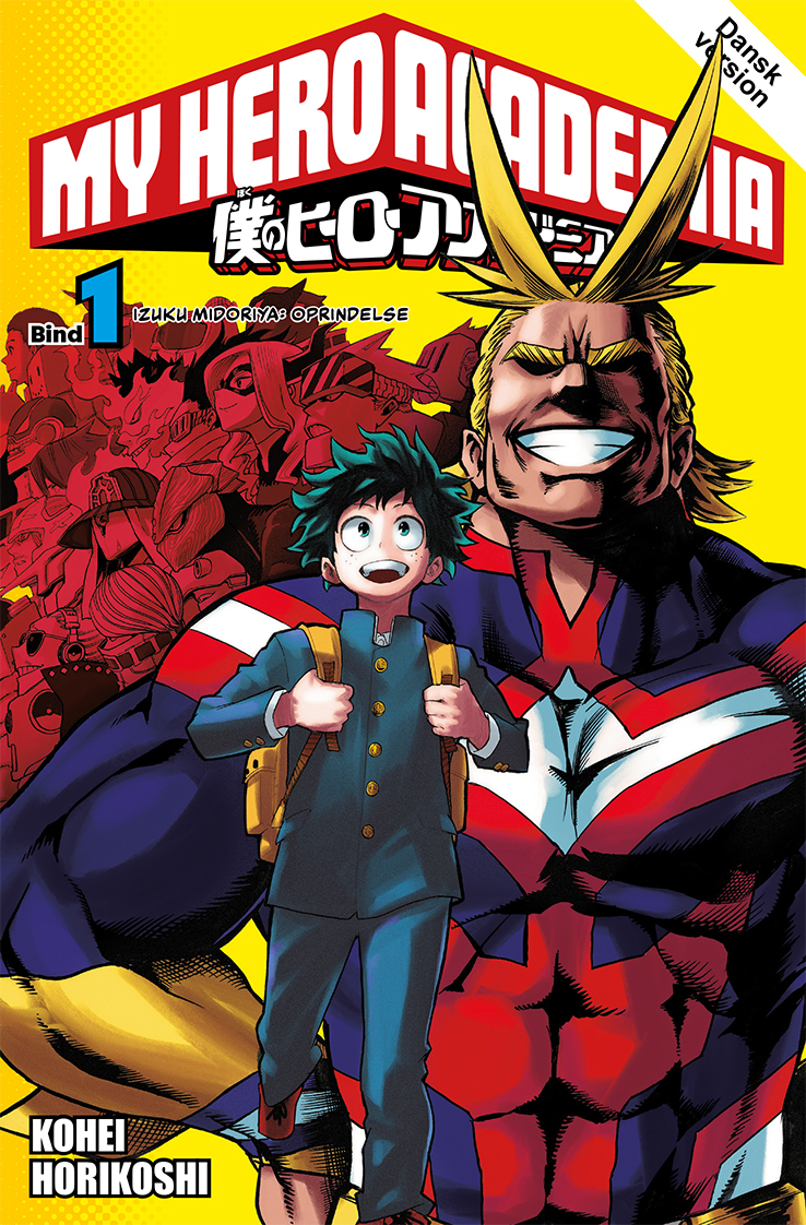 My Hero Academia mangaen udkommer på dansk til maj