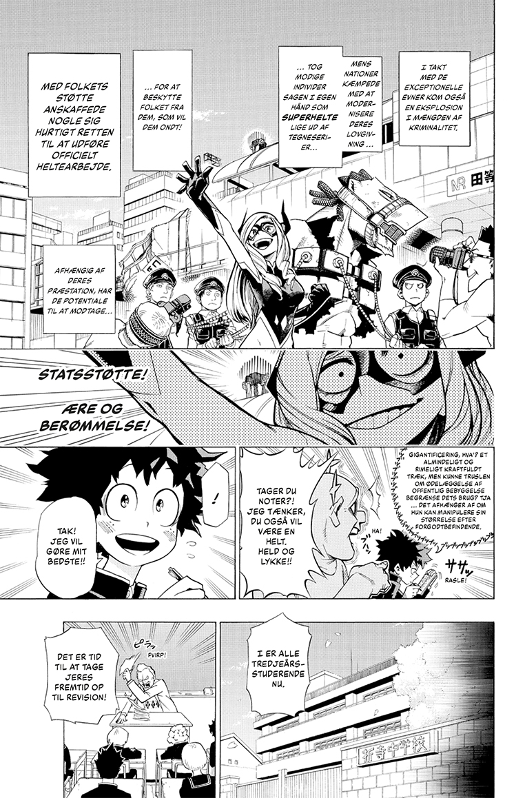 My Hero Academia manga 1 dansk