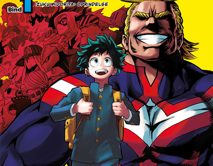 My Hero Academia mangaen udkommer på dansk til maj