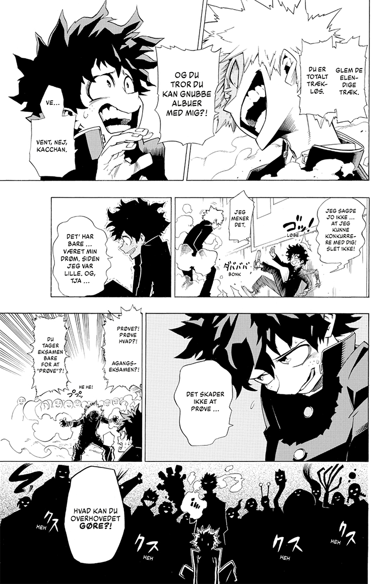 My Hero Academia manga 1 dansk