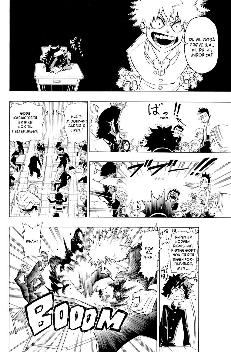 My Hero Academia manga 1 dansk