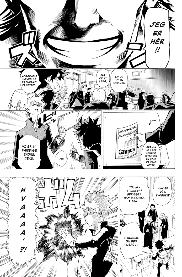 My Hero Academia manga 1 dansk
