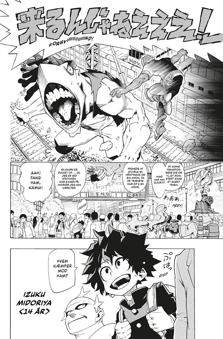 My Hero Academia manga 1 dansk