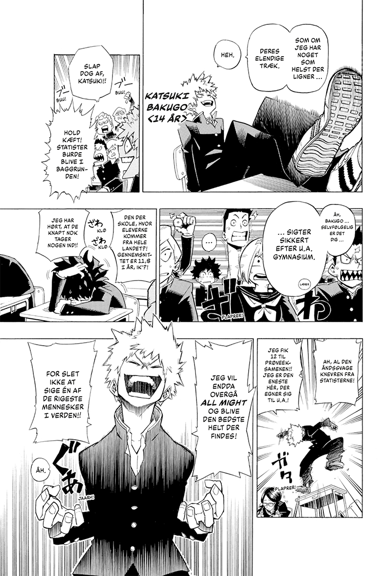 My Hero Academia manga 1 dansk