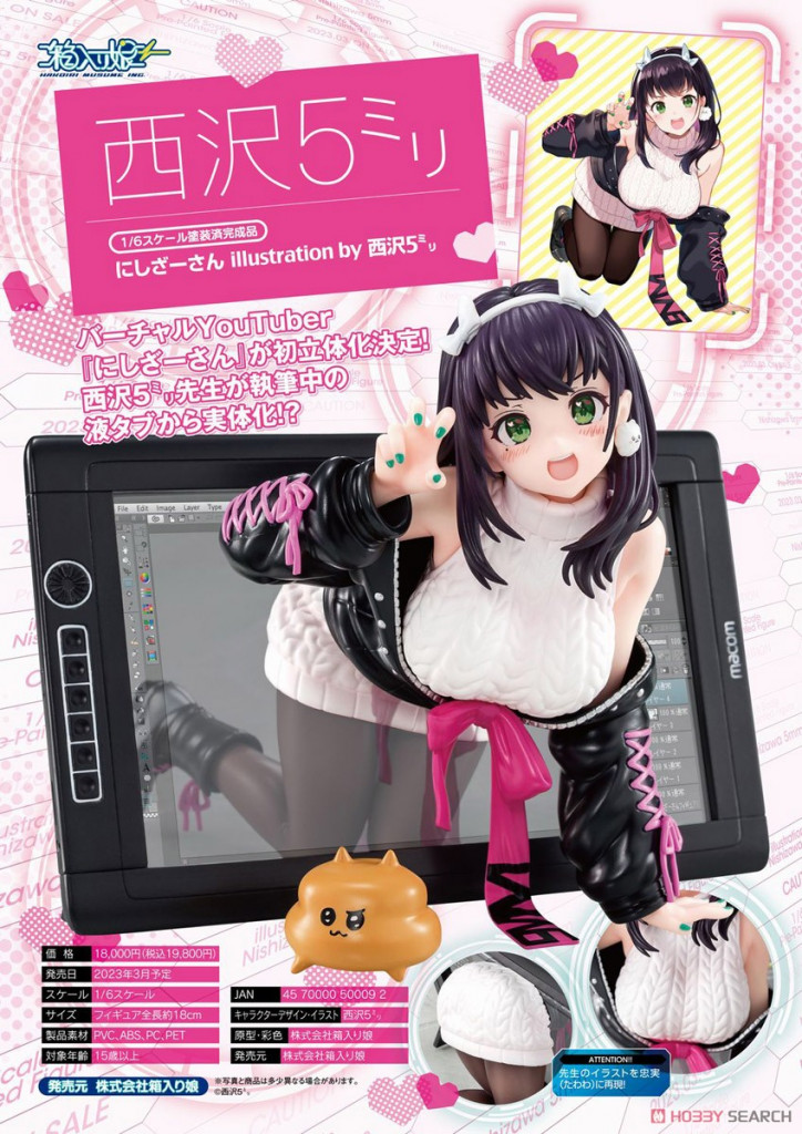 Nishiza-san Illustration by Nishizawa 5mm