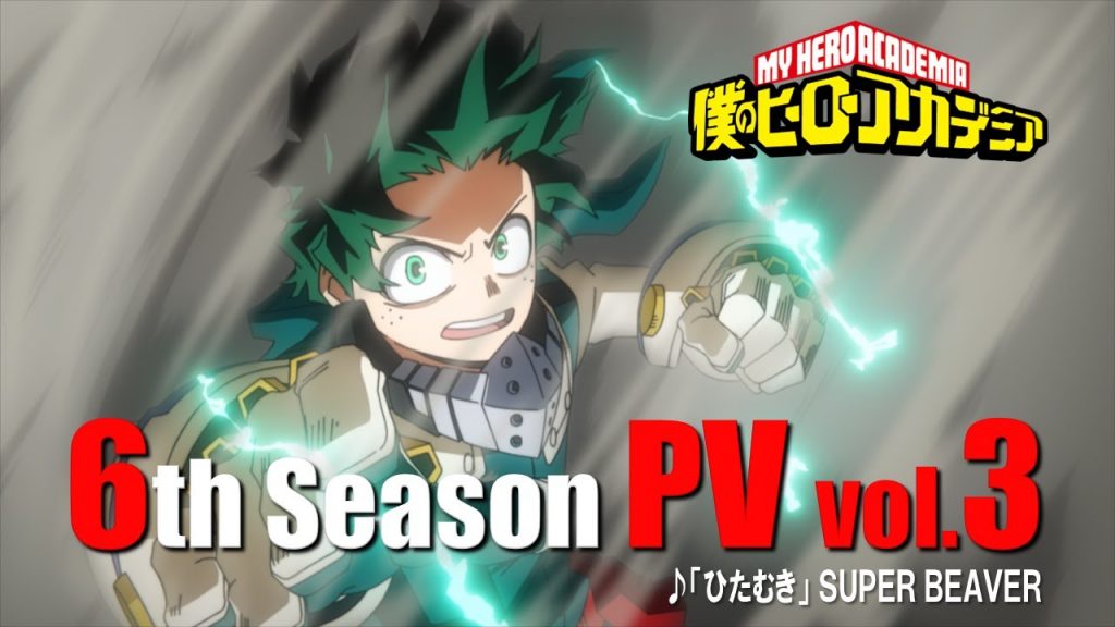 My Hero Academia sæson seks trailer tre