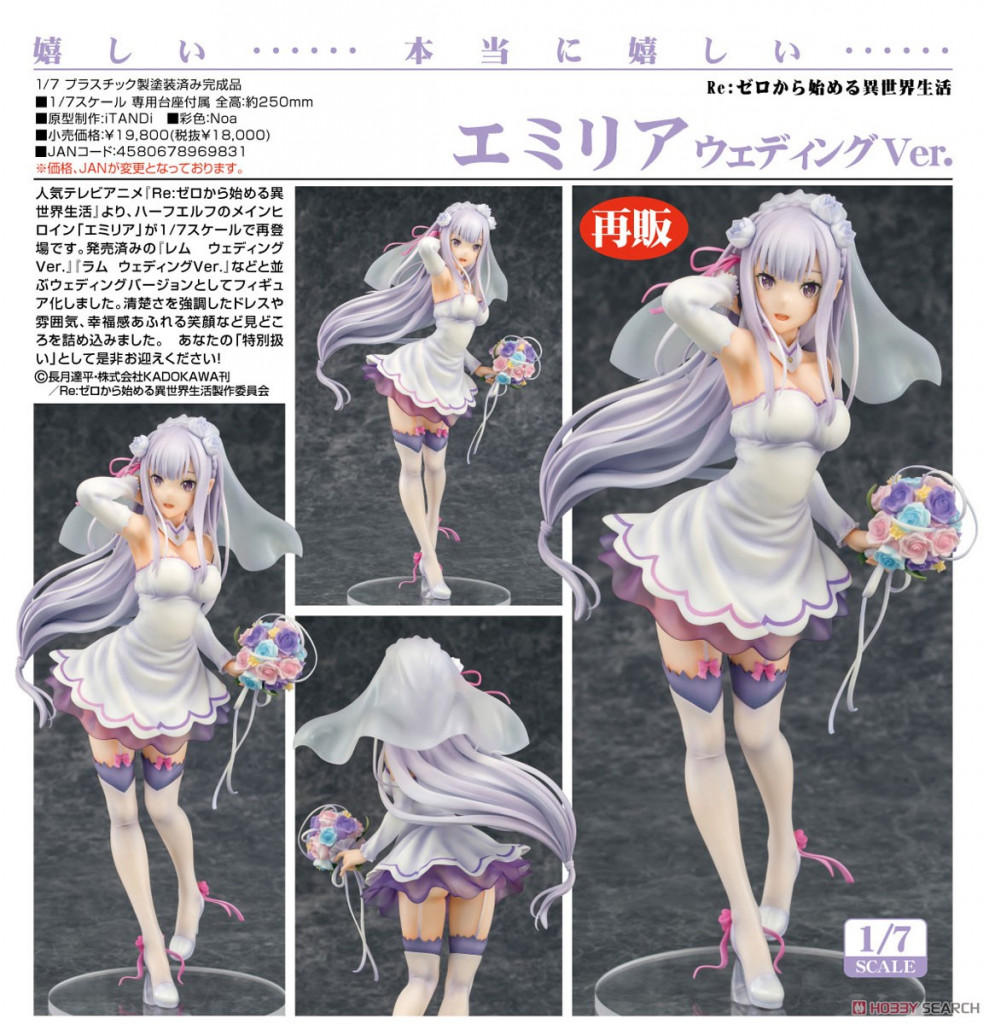 Re:ZERO -Starting Life in Another World- Emilia: Wedding Ver.