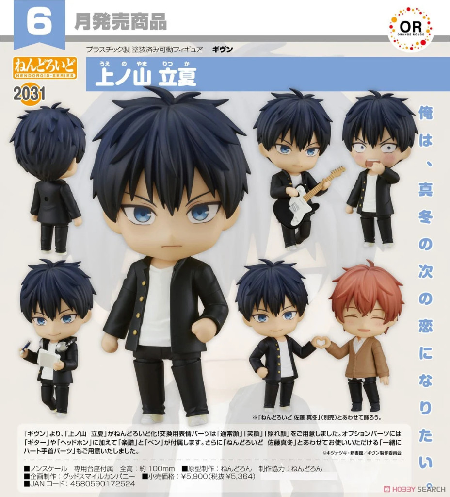 Given Nendoroid Ritsuka Uenoyama