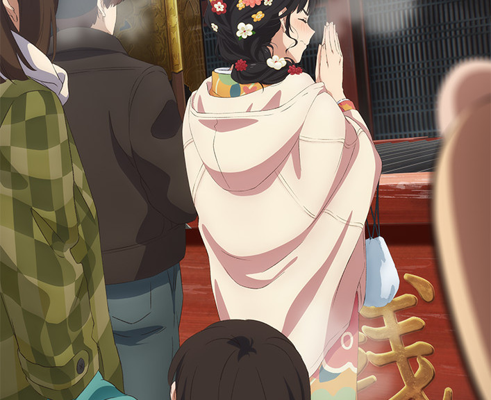 Nytår 2023 illustration fra Lycoris Recoil