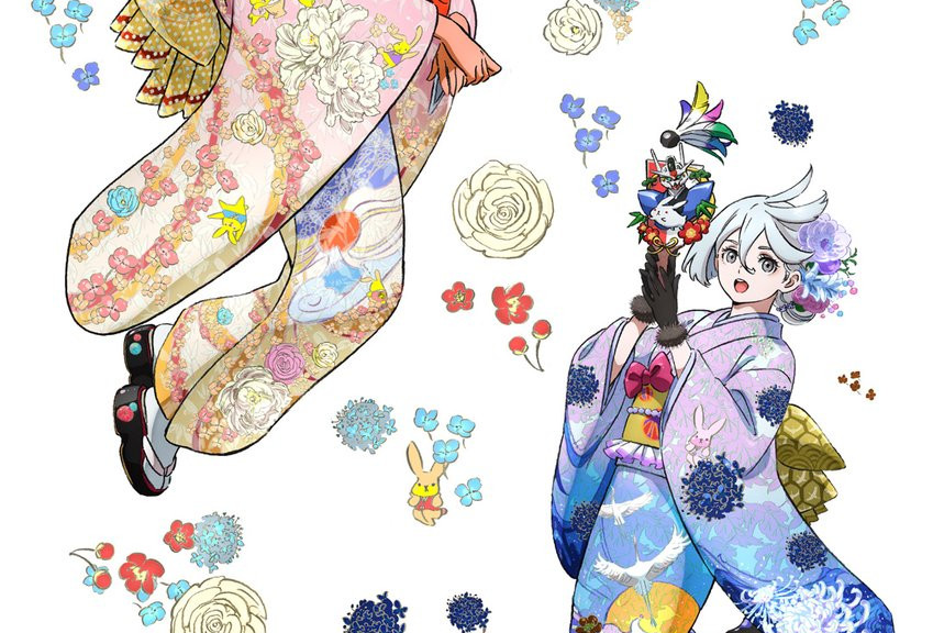 Nytår 2023 illustration fra Mobile Suit Gundam: The Witch From Mercury