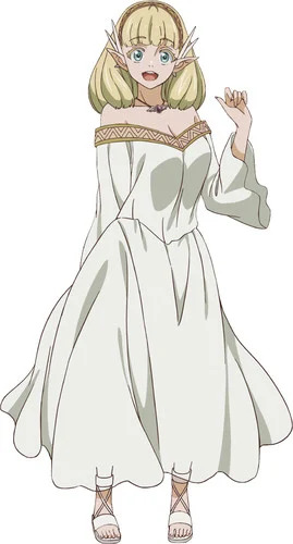 Miyuri Shimabukuro som Nephrites, prinsesse af vindens rige Romka.
© めいびい／SQUARE ENIX・「結婚指輪物語」製作委員会