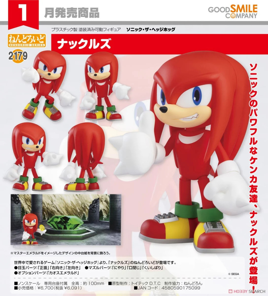 Sonic the Hedgehog Nendoroid Knuckles