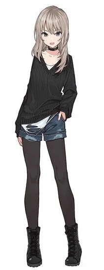 Yuri som Momoka Kawaragi, en frisindet 20-årig gademusiker. © Toei Animation