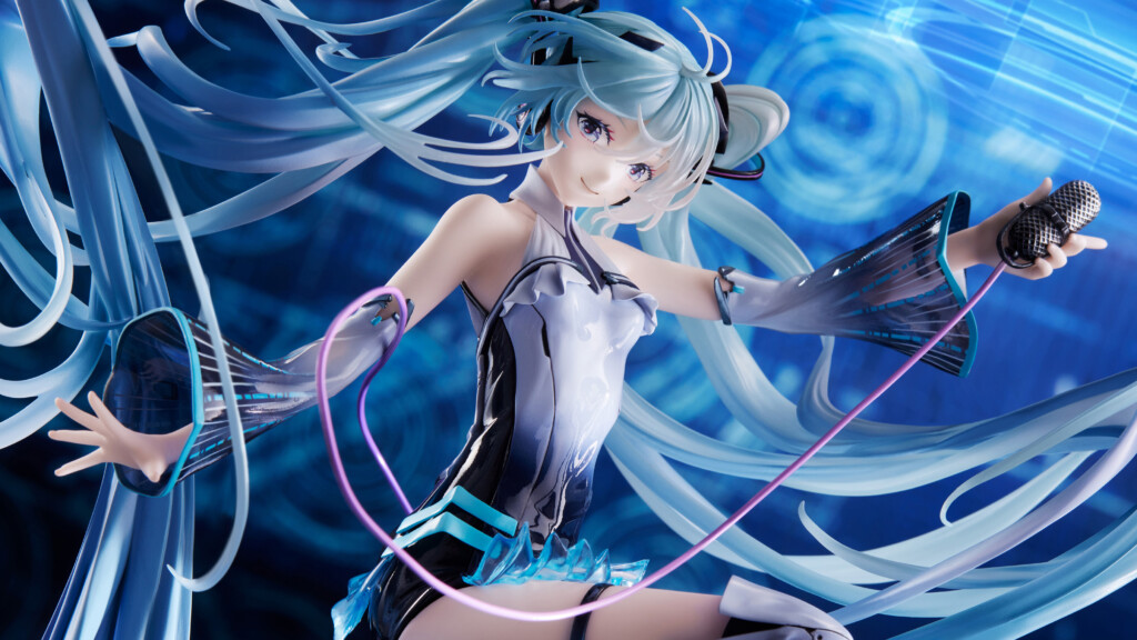 Fem kommende piger med blåt hår 23-24