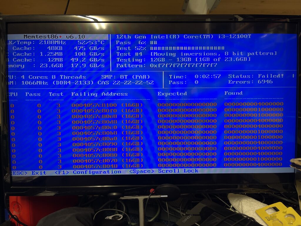 Webserverens ram døde, den kører igen nu