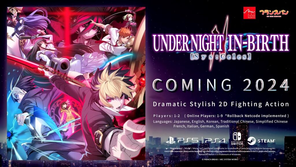 Under Night In-Birth II Sys:Celes kampspil afsløret