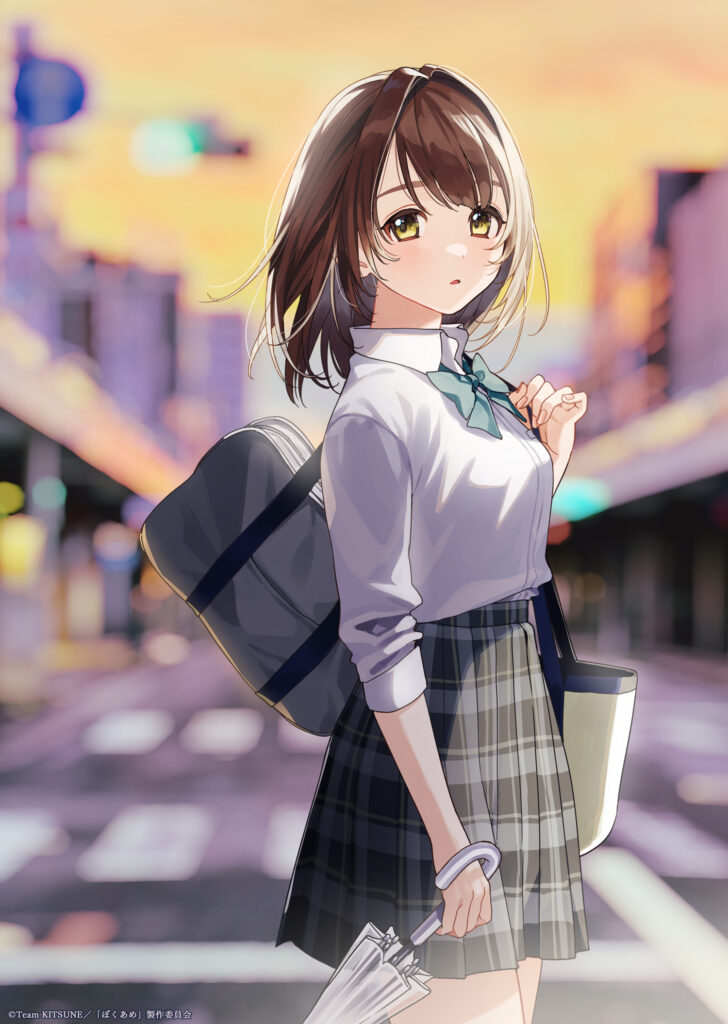 Our Rainy Protocol original anime med esports tema Nozomi Inatsuki illustration