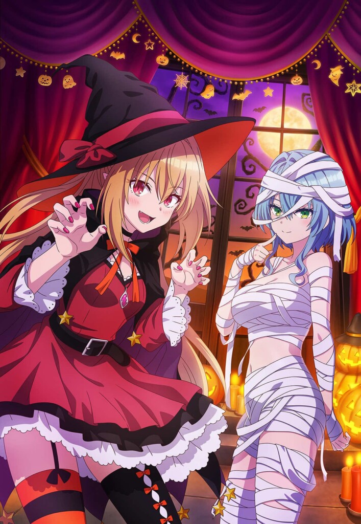 The Vexations of a Shut-In Vampire Princess anime Halloween illustration