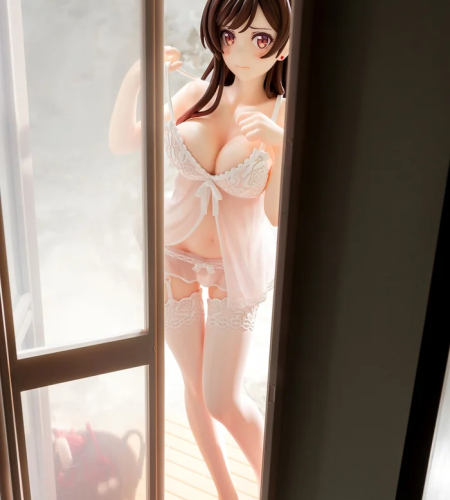 Rent-A-Girlfriend: Chizuru Mizuhara See Through Lingerie Figure Angel White Ver.