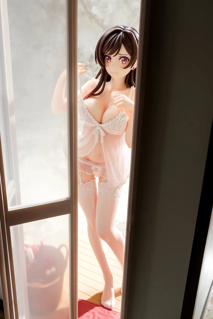 Rent-A-Girlfriend: Chizuru Mizuhara See Through Lingerie Figure Angel White Ver.