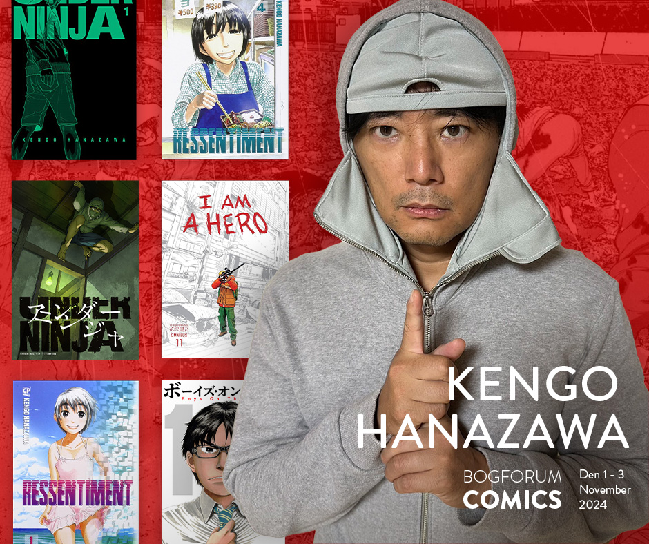 Kengo Hanazawa kommer til Bogforum Comics