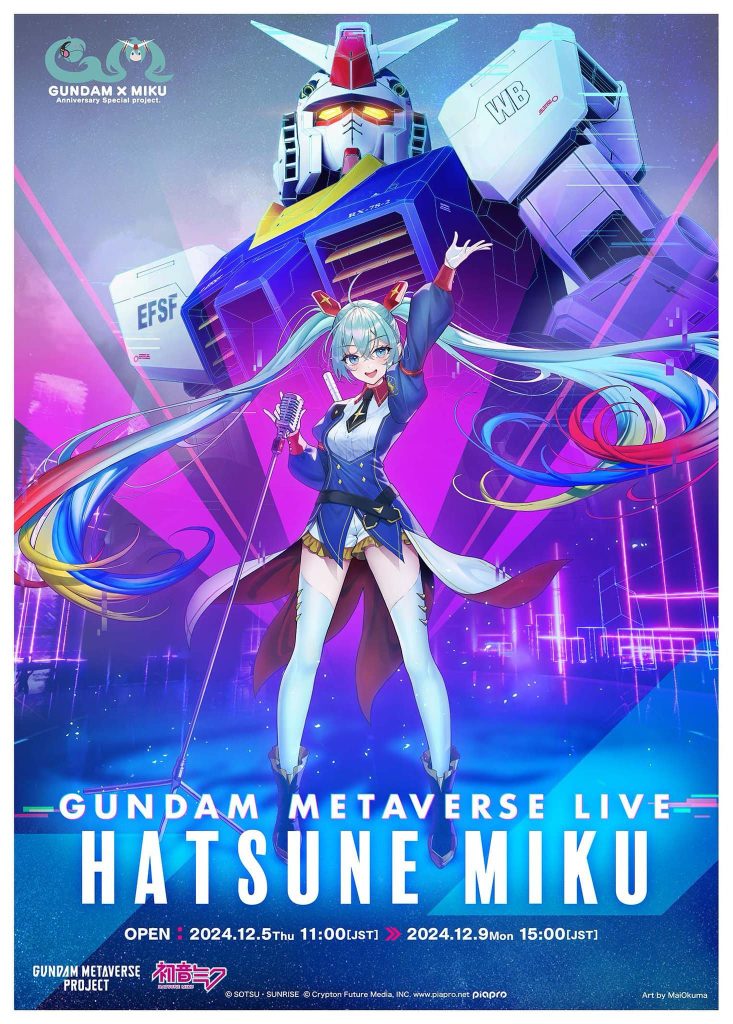 Gundam × Hatsune Miku samarbejde annonceret