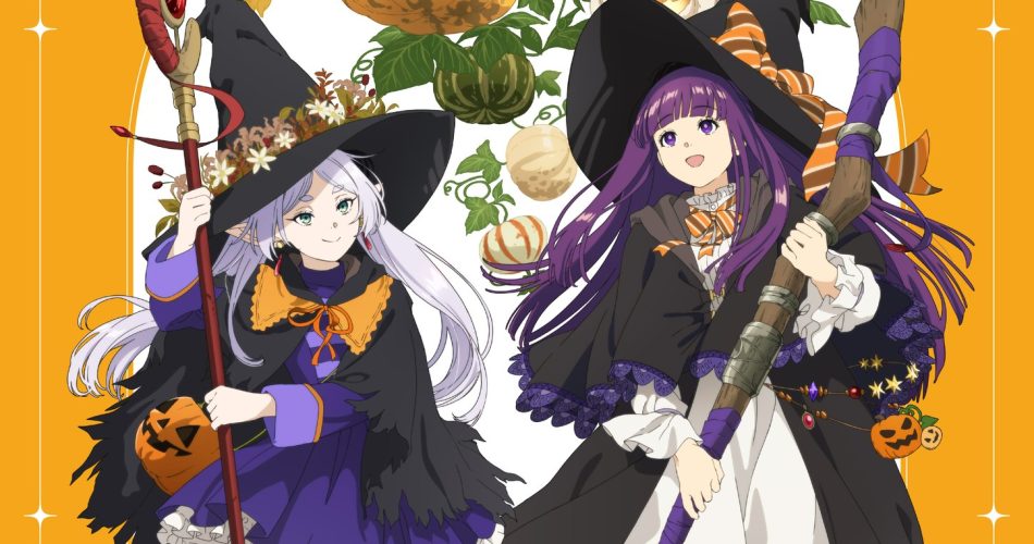 Frieren Magic of Halloween illustration