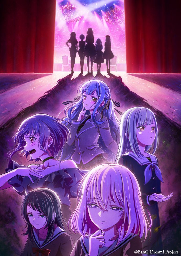 BanG Dream! Ave Mujica trailer, illustration og info