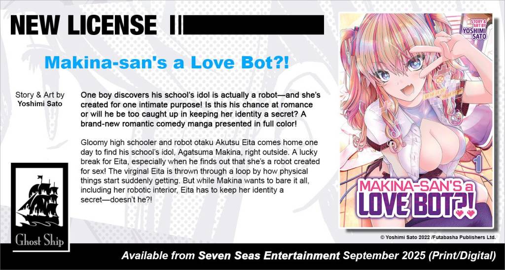 MAKINA-SAN’S A LOVE BOT?! mangaen licenseret på engelsk
