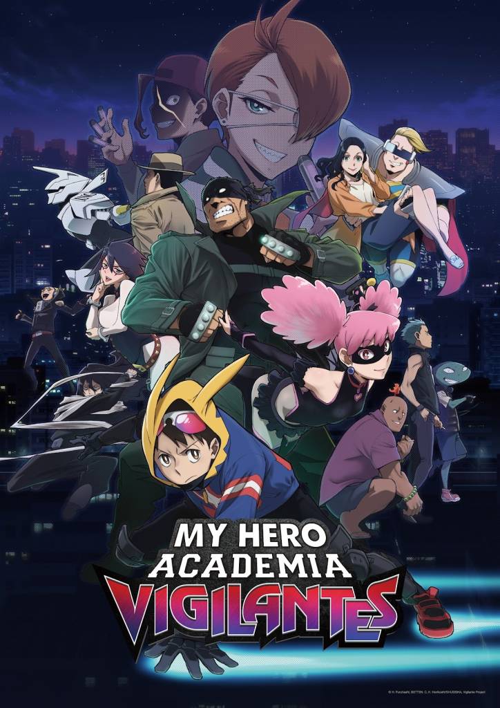 My Hero Academia: Vigilantes anime trailer 2 og illustration