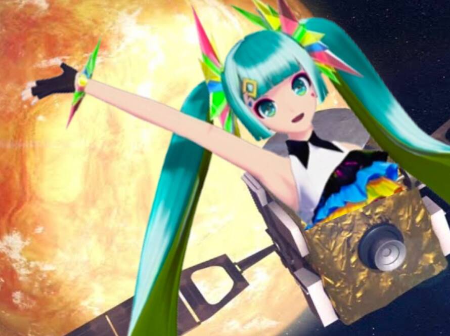 Hatsune Miku flyver videre ud i rummet