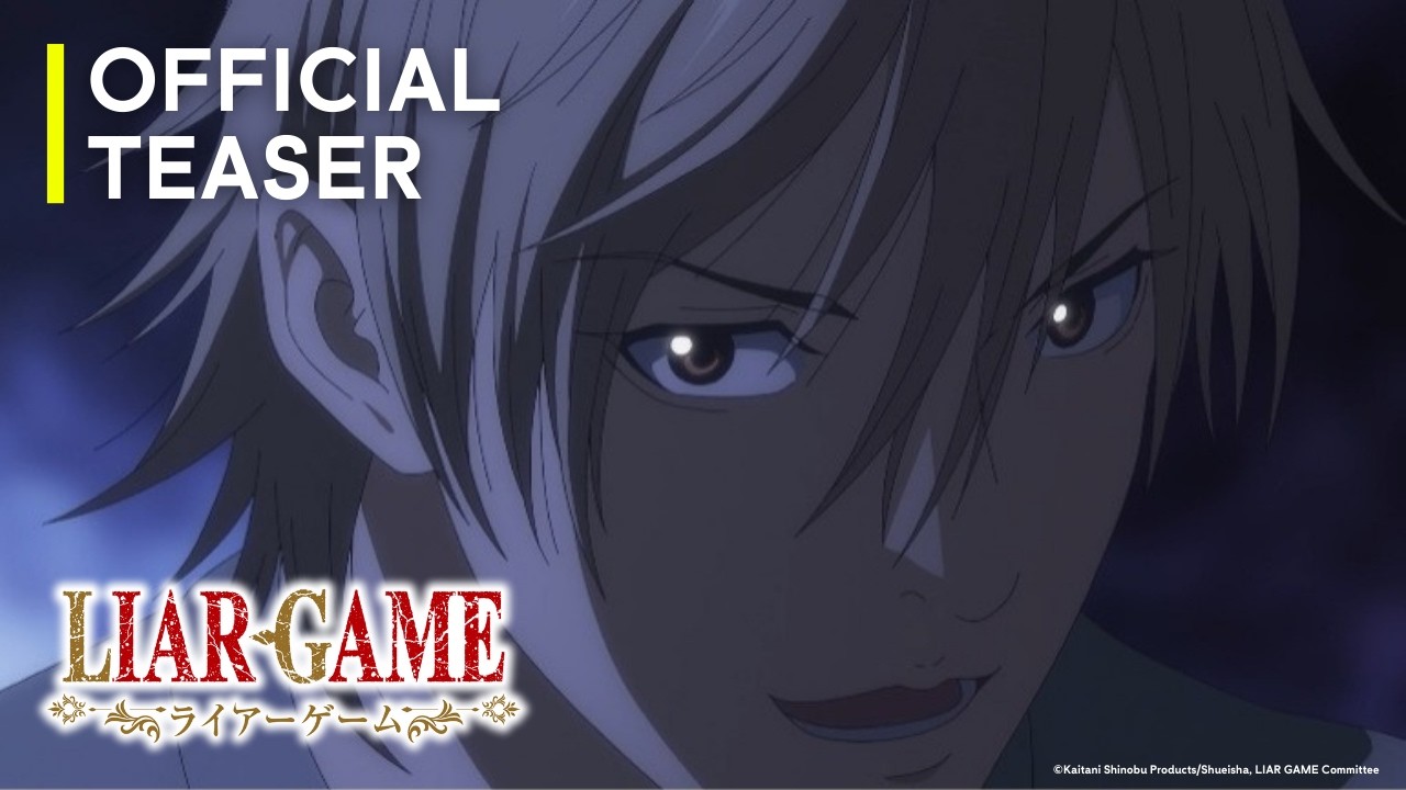 Liar Game anime trailer, illustration og info
